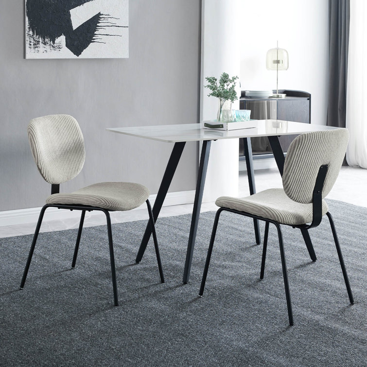 17 Stories Velvet Side Chair Wayfair